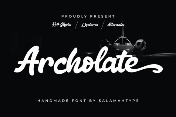 Archolate Script: Elegant Handwritten Font