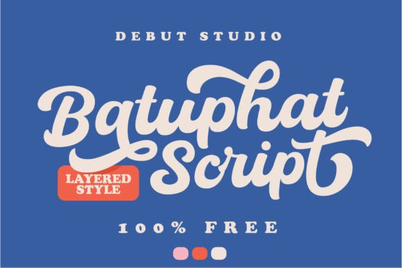 Batuphat: A Bold Script for Creative Campaigns