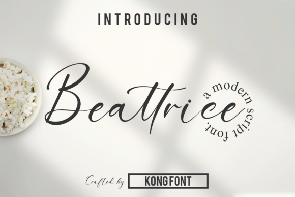 Beattrice: A Script Font for Elegant Design
