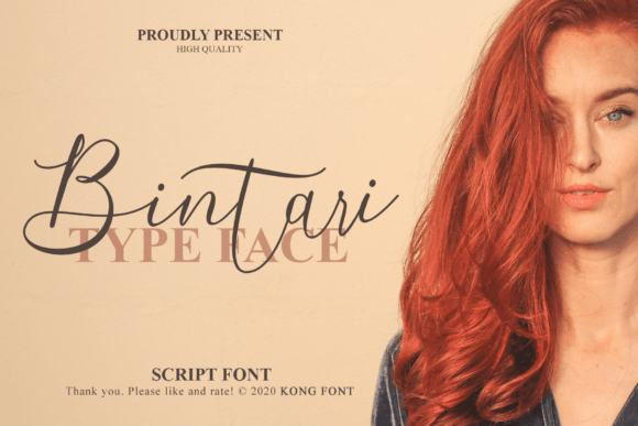 Bintari Font for Creative Projects