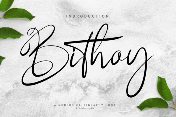 Bithoy Script Font for Elegant Design