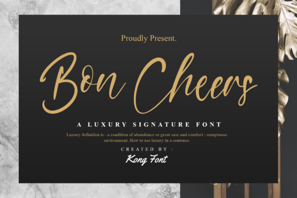 Bon Cheers Font for Creative Campaigns