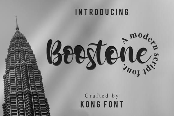 Boostone: A Playful Font for Modern Design