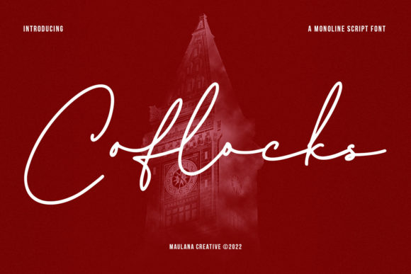 Coflocks Script Font for Creative Campaigns