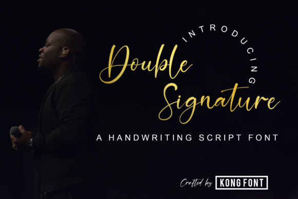 Double Signature Font for Web Design