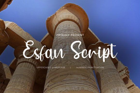 Esfan Script Font for Elegant Campaigns