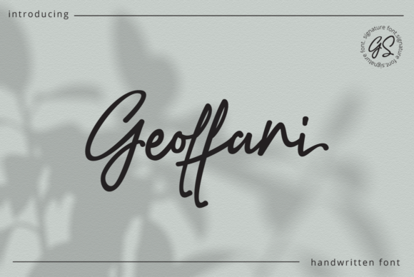 Geoffani Script Font for Creative Projects