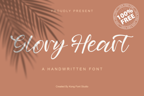 Glory Heart Font for Creative Campaigns