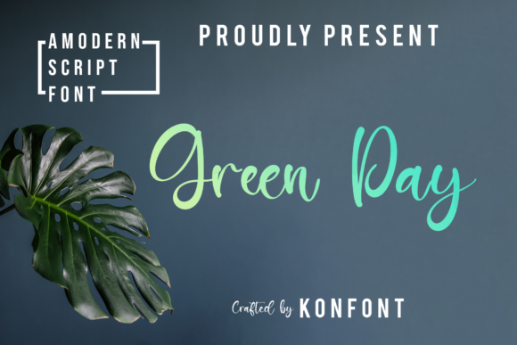 Green Day Font for Web Design