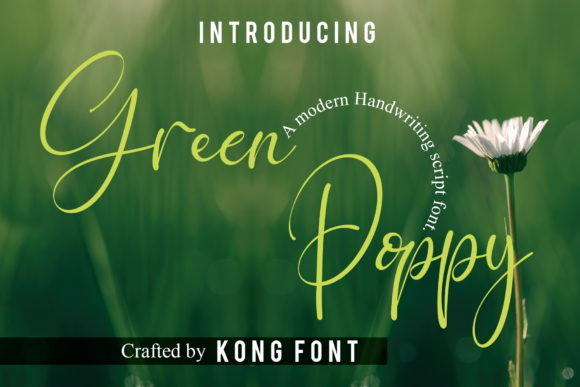 Green Poppy Font for Creative Brands
