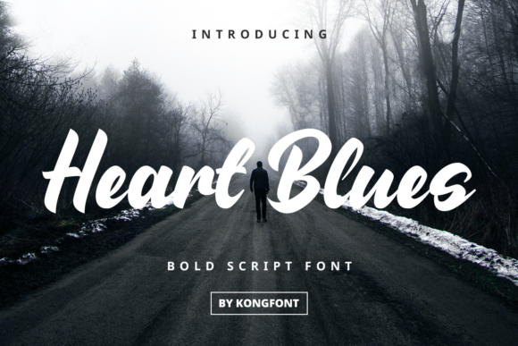 Heart Blues Font for Creative Brands