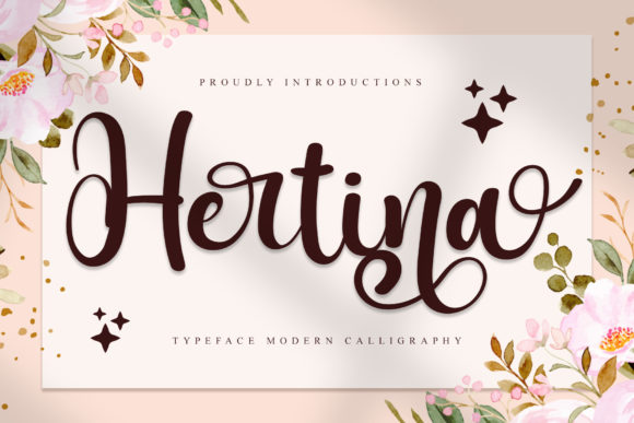 Hertina Script Font for Business
