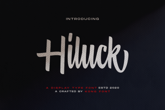 Hiluck: A Playful Font for Business Branding