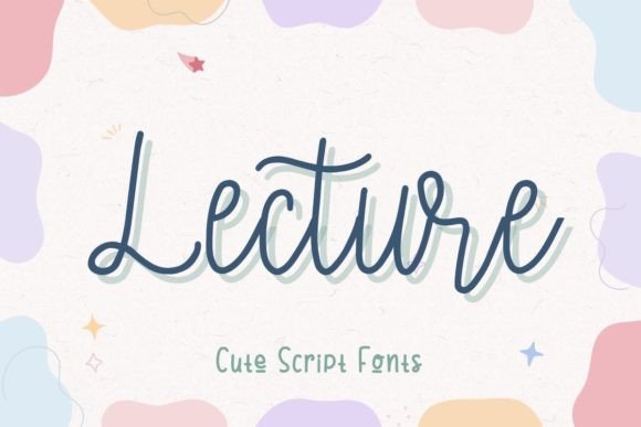 Lecture Font for Creative Projects