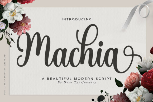 Machia Script Font for Web Design