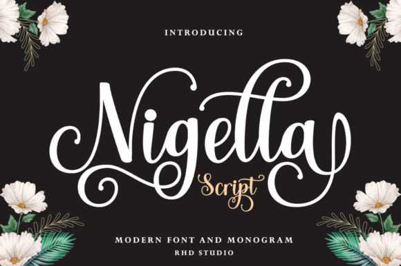Nigella Script Font for Elegant Branding