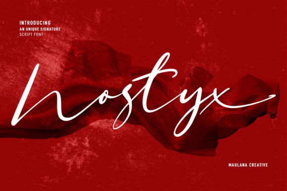 Nostyx Script Font for Creative Projects