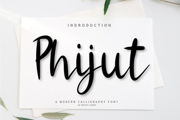 Phijut Script: A Font for Creative Campaigns