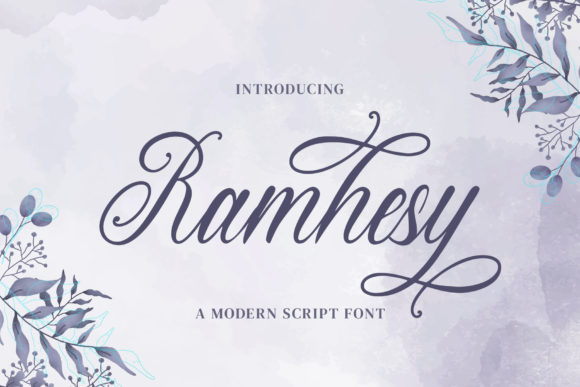 Ramhesy Script: Elegant Handwritten Font