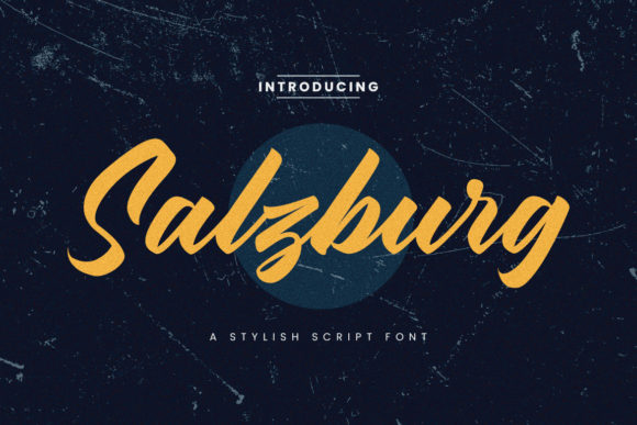 Salzburg Script Font for Business Branding