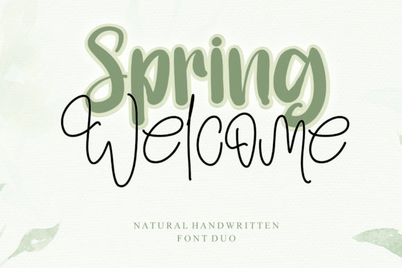 Spring Welcome Font Review