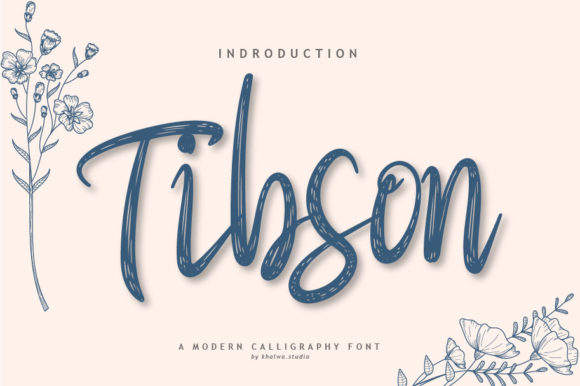 Tibson Script Font for Business Branding