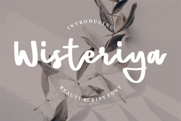 Wisteriya Script Font for Creative Projects